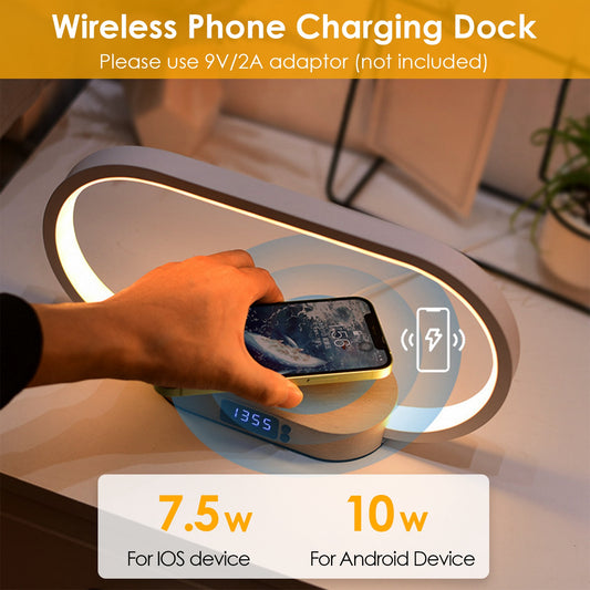 Smart Desk Lamp with Wireless Charging