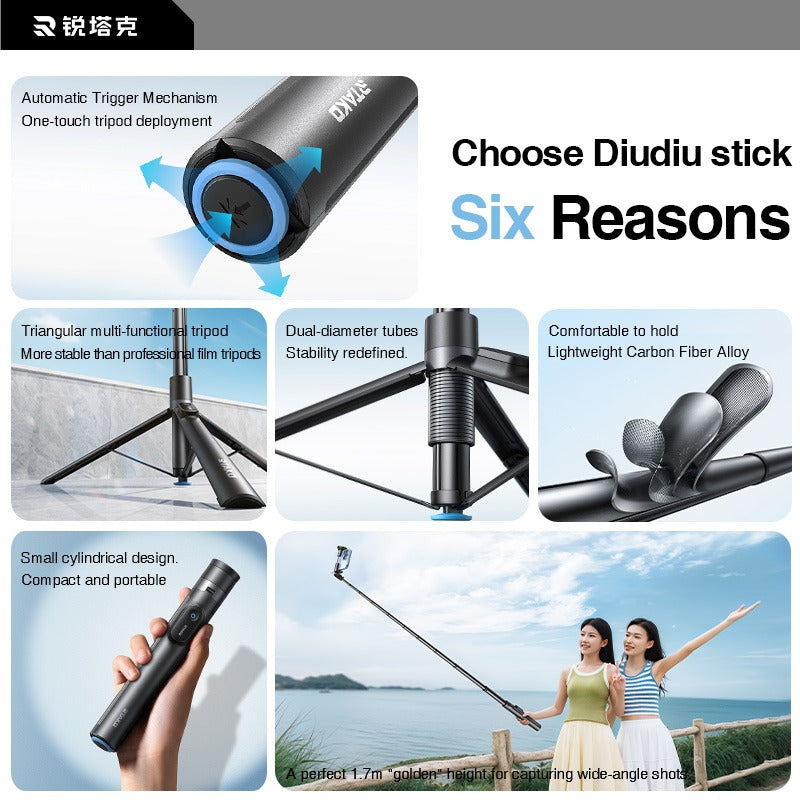 UltraShot Pro – 67” Smart Selfie Tripod