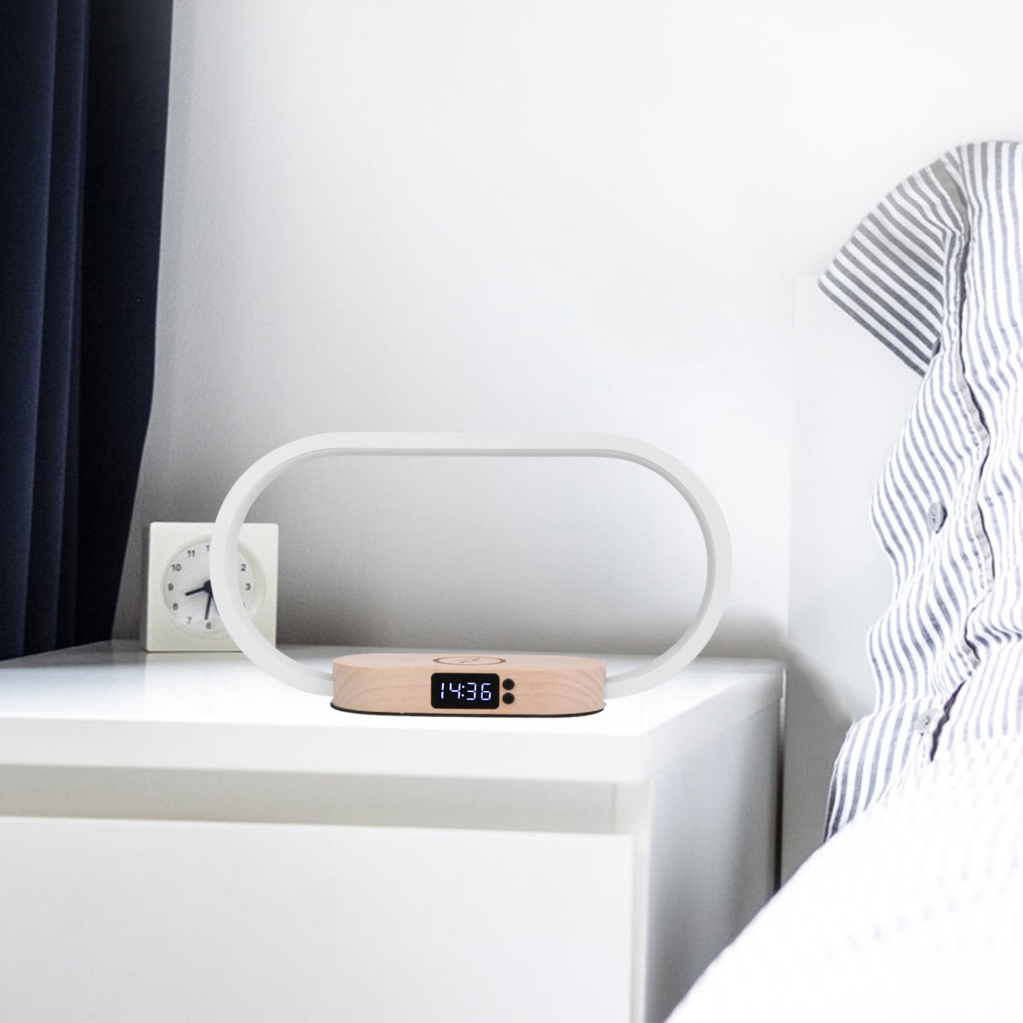 Smart Desk Lamp with Wireless Charging